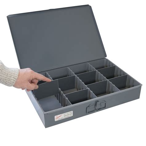 steel storage box small|7x14x2' high metal storage box.